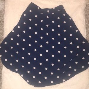 High waist Polka dot skirt